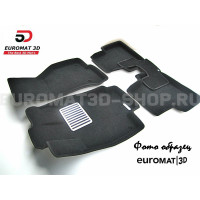 Текстильные 3D коврики Euromat3D Lux в салон для Porsche Panamera (2012-2016) № EM3D-004104 Текстильные 3D коврики Euromat3D Lux в салон для Porsche Panamera (2012-2016) № EM3D-004104