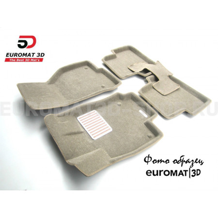 Текстильные 3D коврики Euromat3D Lux в салон для Porsche Panamera (2012-2016) № EM3D-004104T Бежевые Текстильные 3D коврики Euromat3D Lux в салон для Porsche Panamera (2012-2016) № EM3D-004104T Бежевые