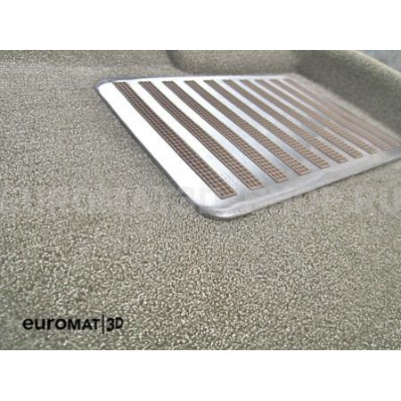 Текстильные 3D коврики Euromat3D Lux в салон для Volkswagen Golf 7 (2013-2019) № EM3D-004507T Бежевые