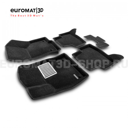 Текстильные 3D коврики Euromat3D Lux в салон для Audi A3 (2014-) № EM3D-004507 Текстильные 3D коврики Euromat3D Lux в салон для Audi A3 (2014-) № EM3D-004507