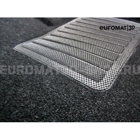 Текстильные 3D коврики Euromat3D Business в салон для Geely Emgrand 7 (2016-2021) № EMC3D-001402