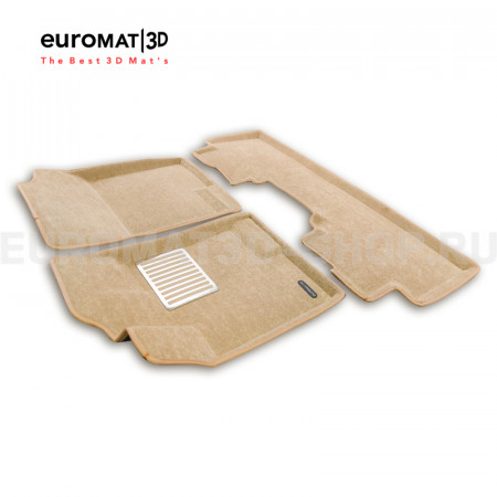 Текстильные 3D коврики Euromat3D Lux в салон для Haval Jolion (2021-) № EM3D-001410T Бежевые Текстильные 3D коврики Euromat3D Lux в салон для Haval Jolion (2021-) № EM3D-001410T Бежевые
