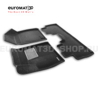 Текстильные 3D коврики Euromat3D Business в салон для Soueast S07 (2024-) № EMC3D-000022
